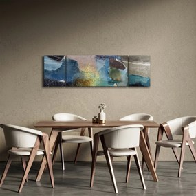 Obraz - Akwarelowa abstrakcja (170x50 cm)
