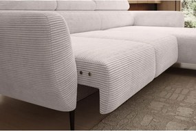 Narożnik ALISSON S/MINI Prawostronny z elektrycznym wysuwem w tkaninie POSO 14 WERSAL