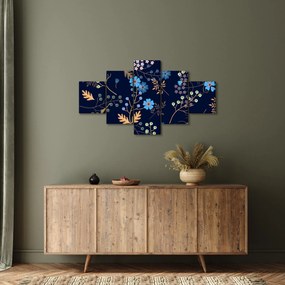 Obraz - Jesienne kwiaty (125x70 cm)