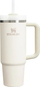 Kremowy termos ze stali nierdzewnej ze słomką 890 ml Quencher H2.O FlowState™ Tumbler Cream 2.0 – Stanley