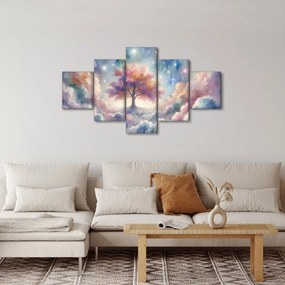 Obraz – Drzewo życia w chmurach (125x70 cm)