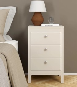 Szafka nocna z 3 szufladami Madrid, kaszmir mat