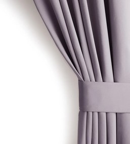 Szaroróżowa zaciemniająca zasłona termiczna 140x270 cm Pleat – Restilo