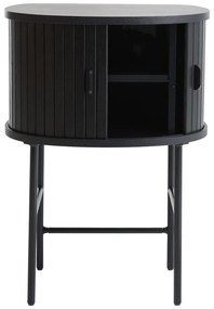 Czarna szafka nocna Nola – Unique Furniture