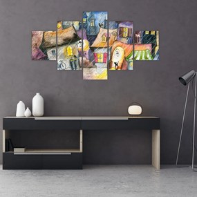 Obraz - Deszczowy wieczór (125x70 cm)