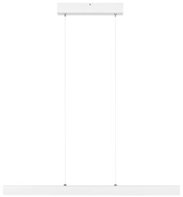 Biała lampa wisząca LED 80 cm z drewna jesionowego L80KB-4K-WEIß wymie