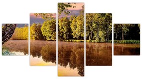 Obraz - Za rzeką (125x70 cm)