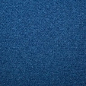 Trzyosobowa sofa pikowana niebieska L3-L91