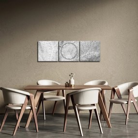 Obraz - Trawa pampasowa N⁰1 (z zegarem) (90x30 cm)