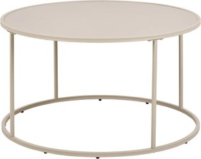 Szary stalowy okrągły stolik ø 80 cm Seaford – Actona