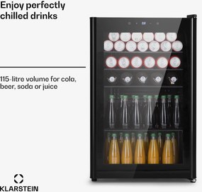 Klarstein Beercave 85cm 115L Lodówka na Napoje Czarny
