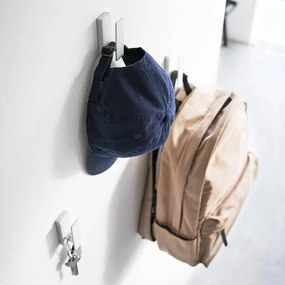 Białe ścienne metalowe haczyki zestaw 3 szt. Tower – YAMAZAKI