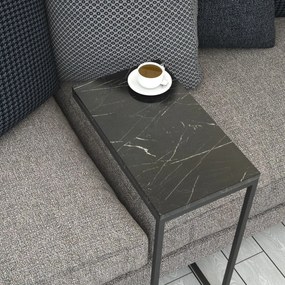 Stół do odkładania Callen Black Marble