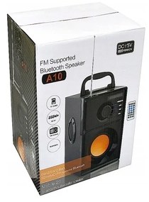 Głośnik bluetooth boombox a10 lcd led subwoofer fm