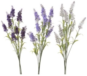 Sztuczne kwiaty zestaw 3 szt. (wysokość 55 cm) Lavender – Casa Selección