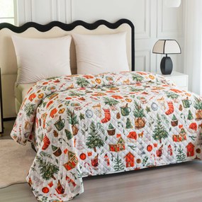 Narzuta na łóżko FESTIVE MAGIC, kolorowy Rozmiar: 170 x 210 cm