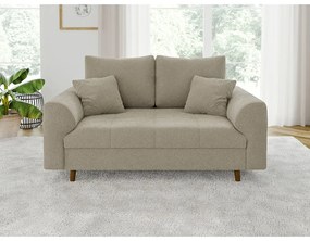 Beżowa sofa z materiału bouclé 150 cm Ariella – Ropez