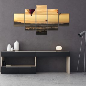 Obraz - latające balony (125x70 cm)