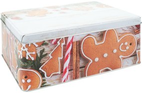 Zestaw 3 blaszanych pudełek świątecznych Cookies