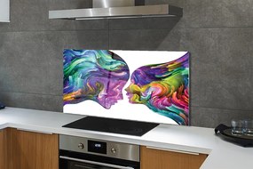 Panel nad Blat Kuchenny Ludzie w Kolorowych Mazach