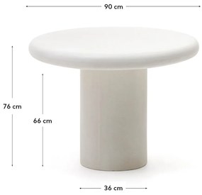 Okrągły stół ogrodowy ø 90 cm Addaia – Kave Home