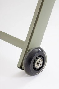 Szarobrązowy metalowy leżak ogrodowy Taylor – Bizzotto