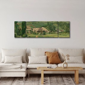 Obraz - Camille Pissarro, Landscape at Les Pâtis, Pontoise, reprodukcje (170x50 cm)