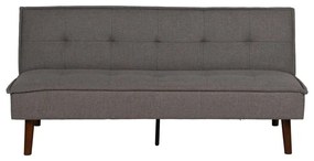 Szara rozkładana sofa z tkaniny szenilowej 181 cm – Ixia