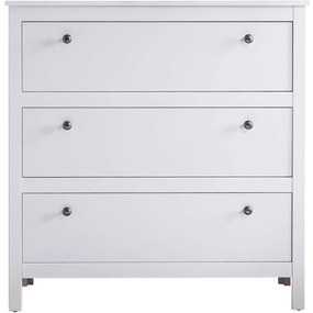 Komoda z Szufladami AZURA 92 cm do Salonu Sypialni Biała Skandynawska Nowoczesna