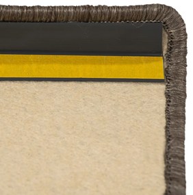 VOPI Nakładka na schody Nature prostokąt ciemnobeżowy, 25 x 80 cm , 25 x 80 cm