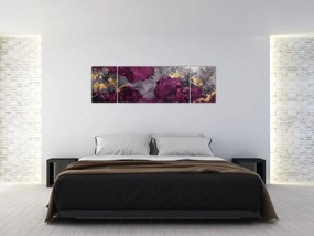 Obraz - Teksturowanie abstrakcji (170x50 cm)