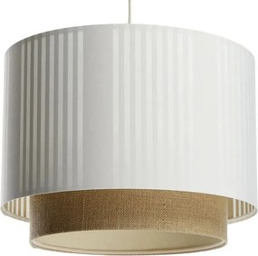 Lampa wisząca DUO LAMI LINE 60 biała/jutowa