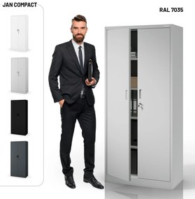Szafa JAN Compact 1750 x 800 x 400 mm, szara