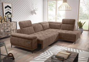 Narożnik FOCUS L z elektryczną regulacją w tkaninie SALVADOR 03 WERSAL