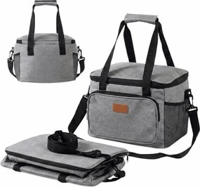 Termiczna torba podróżna CAMP TOUR 20L, szara