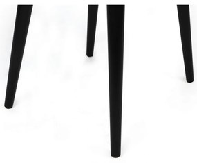 Zestaw krzeseł do jadalni Alfa Anthracite andBlack, 2 szt.
