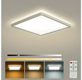 Brilagi - ściemnialna oprawa LED ULTRA SLIM 18W/230V 30x30 cm biała + pilot