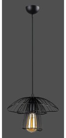 Czarna lampa wisząca Squid Lighting Root, wys. 117 cm