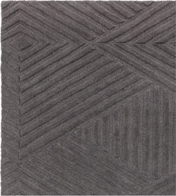 Antracytowy dywan wełniany 120x170 cm Hague – Asiatic Carpets