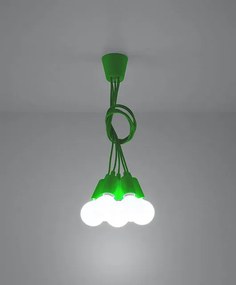 Zielona loftowa lampa wisząca - EX543-Diegi