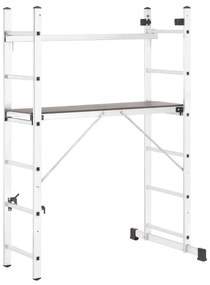Drabina wielofunkcyjna / Rusztowanie 2x7 z podestem 188 cm MOTIVE