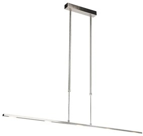 Nowoczesna lampa wisząca stalowa z wbudowanym LED regulowanym - Bold Nowoczesny Oswietlenie wewnetrzne
