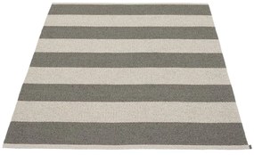 Antracytowo-kremowy dywan odpowiedni na zewnątrz 140x180 cm Bob Charcoal Linen – Pappelina