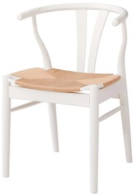 Białe krzesło z drewna bukowego Findahl by Hammel Freja