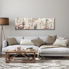 Obraz - Rysunek flamingów (170x50 cm)