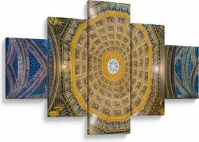 Obraz sufitu kościoła w Sienie (125x70 cm)