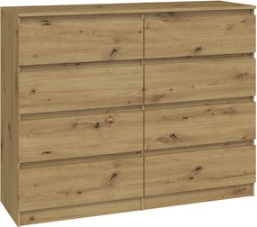 Komoda na ubrania dąb artisan 120 W6-W13