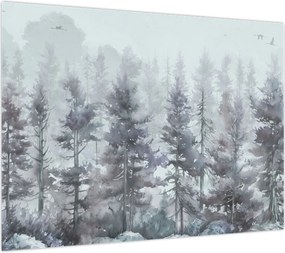 Obraz - Pine forest II, aquarel (70x50 cm)