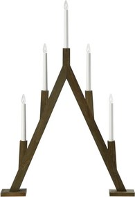 Ciemnobrązowa świąteczna dekoracja świetlna Bjurfors – Markslöjd