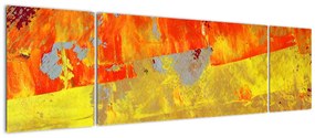 Obraz abstrakcji - malarstwo (170x50 cm)